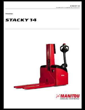 Impilatori Walkie Manitou Stacky 14