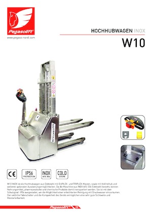 Impilatori Walkie Pegasolift W 10 Inox