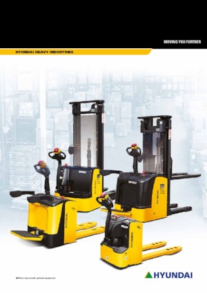 Transpallet elettr. a timone guida terra Hyundai 15 EP