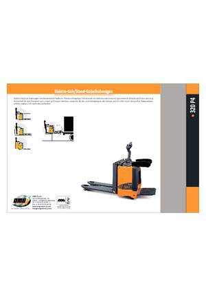 Transpallet elettr. a timone guida terra OMG 320 P 4