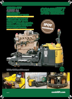 Transpallet elettr. a timone guida terra Combi-Lift Combi PPT 8000