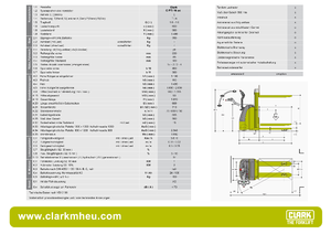 Transpallet elettr. a timone guida terra Clark CPTi 16 ac