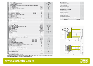 Transpallet elettr. a timone guida terra Clark CPTi 16 ac