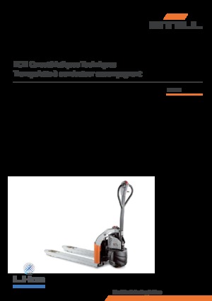 Transpallet elettr. a timone guida terra Still ECH 12