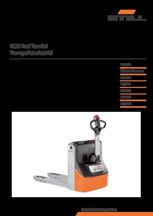 Transpallet elettr. a timone guida terra Still ECU 14