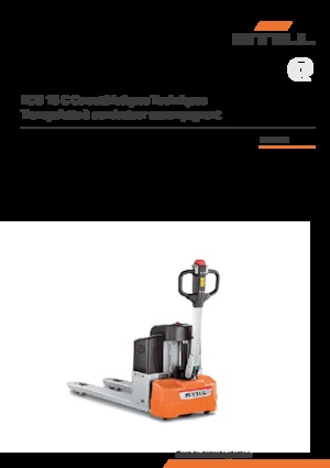 Transpallet elettr. a timone guida terra Still ECU 15 C