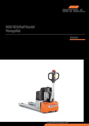 Transpallet elettr. a timone guida terra Still ECU 15 C