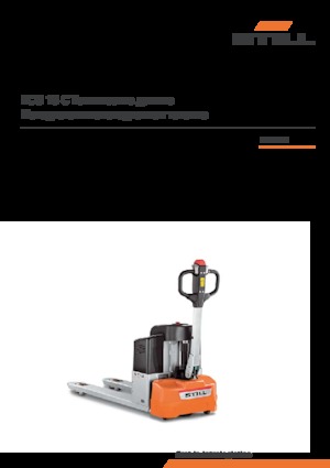 Transpallet elettr. a timone guida terra Still ECU 15 C