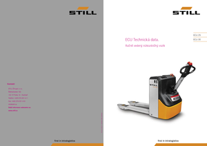 Transpallet elettr. a timone guida terra Still ECU 25