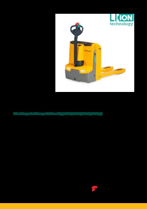 Transpallet elettr. a timone guida terra Jungheinrich EJE 114