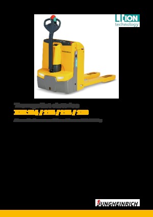 Transpallet elettr. a timone guida terra Jungheinrich EJE 114