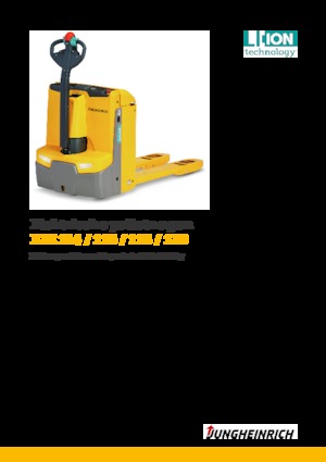 Transpallet elettr. a timone guida terra Jungheinrich EJE 114