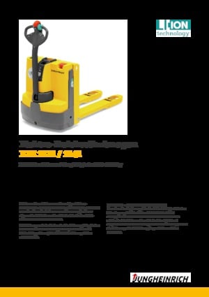 Transpallet elettr. a timone guida terra Jungheinrich EJE 114i