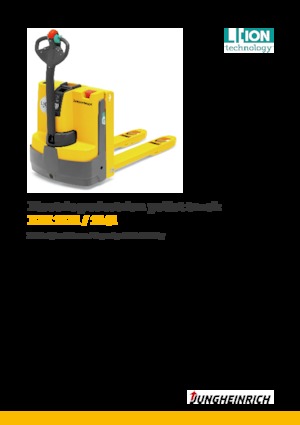 Transpallet elettr. a timone guida terra Jungheinrich EJE 114i