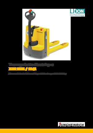 Transpallet elettr. a timone guida terra Jungheinrich EJE 114i