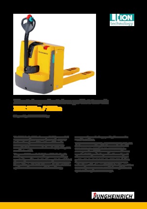 Transpallet elettr. a timone guida terra Jungheinrich EJE 120n