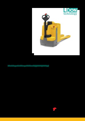 Transpallet elettr. a timone guida terra Jungheinrich EJE 220r