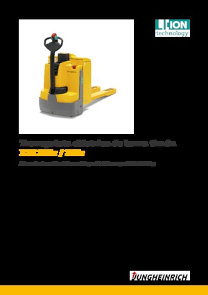 Transpallet elettr. a timone guida terra Jungheinrich EJE 220r