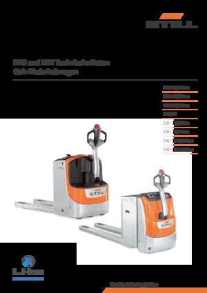 Transpallet elettr. a timone guida terra Still EXH 14