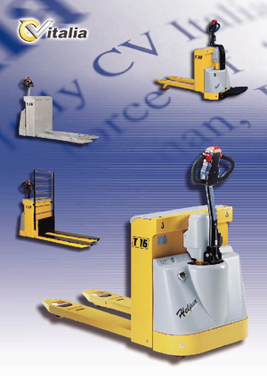 Transpallet elettr. a timone guida terra CVitalia Helper T 18