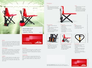 Transpallet elettr. a timone guida terra Linde M10X