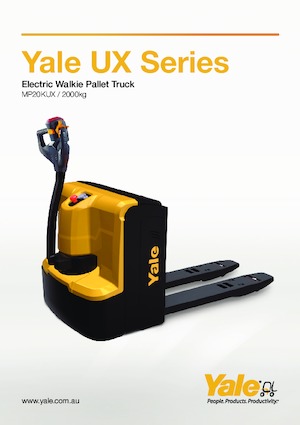 Transpallet elettr. a timone guida terra Yale MP20KUX