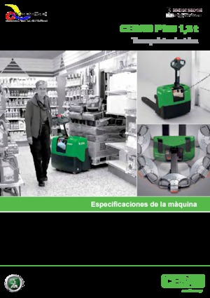 Transpallet elettr. a timone guida terra Cesab P 113