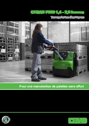 Transpallet elettr. a timone guida terra Cesab P 216