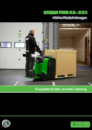 Transpallet elettr. a timone guida terra Cesab P 322