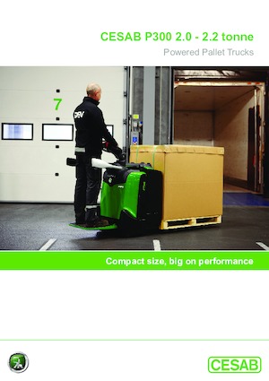 Transpallet elettr. a timone guida terra Cesab P 322