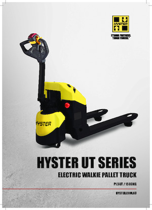 Transpallet elettr. a timone guida terra Hyster P1.5UT