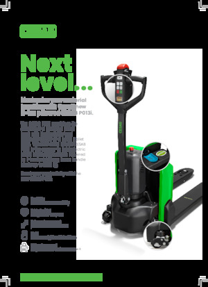 Transpallet elettr. a timone guida terra Cesab PO 31i