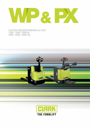 Transpallet elettr. a timone guida terra Clark PPFXS 20