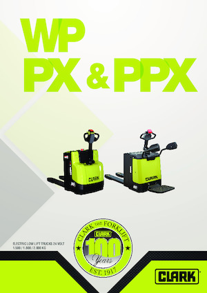 Transpallet elettr. a timone guida terra Clark PPFXS 20