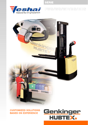 Transpallet elettr. a timone guida terra Genkinger VH-WS 12.5/25