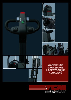 Transpallet elettr. a timone guida terra TCM PT 20 ac