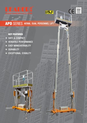 Piattaforme aeree verticali Leader APD 50