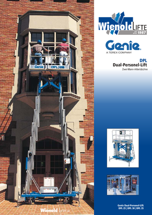 Piattaforme aeree verticali Genie DPL 25 S