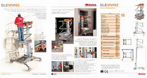Piattaforme aeree verticali Faraone Elevah 53