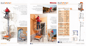 Piattaforme aeree verticali Faraone Elevah 61