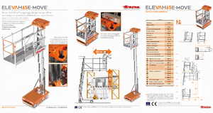 Piattaforme aeree verticali Faraone Elevah 65 E-Move