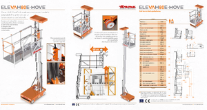Piattaforme aeree verticali Faraone Elevah 80 E-Move
