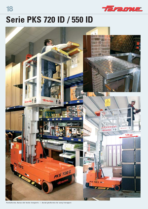 Piattaforme aeree verticali Faraone PKS 550 ID