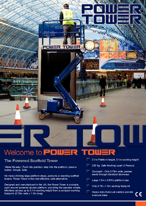 Piattaforme aeree verticali Power Towers Power Tower