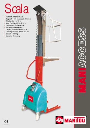 Piattaforme aeree verticali Manitou Scala