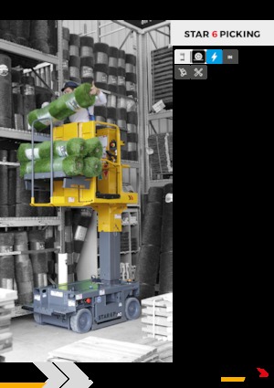 Piattaforme aeree verticali Haulotte Star 6 Picking