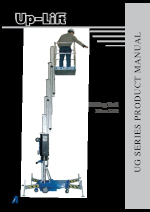 Piattaforme aeree verticali AHI UG40