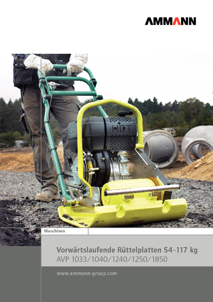 Piastre vibranti monodirezionali Ammann AVP 1033