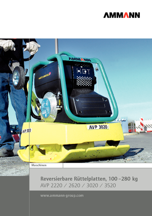 Piastre vibranti reversibili Ammann AVP 2220