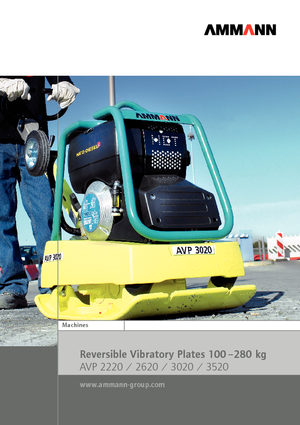 Piastre vibranti reversibili Ammann AVP 2220
